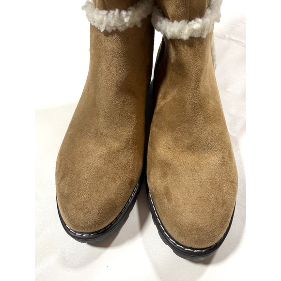 Comfort Est 1946 Women’s Suede Boots Side Zip Size 8W - Picture 4 of 12